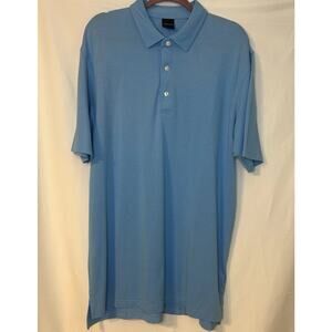 Dunning Men’s Golf Polo Shirt Light Blue Size XL‎ NWOT